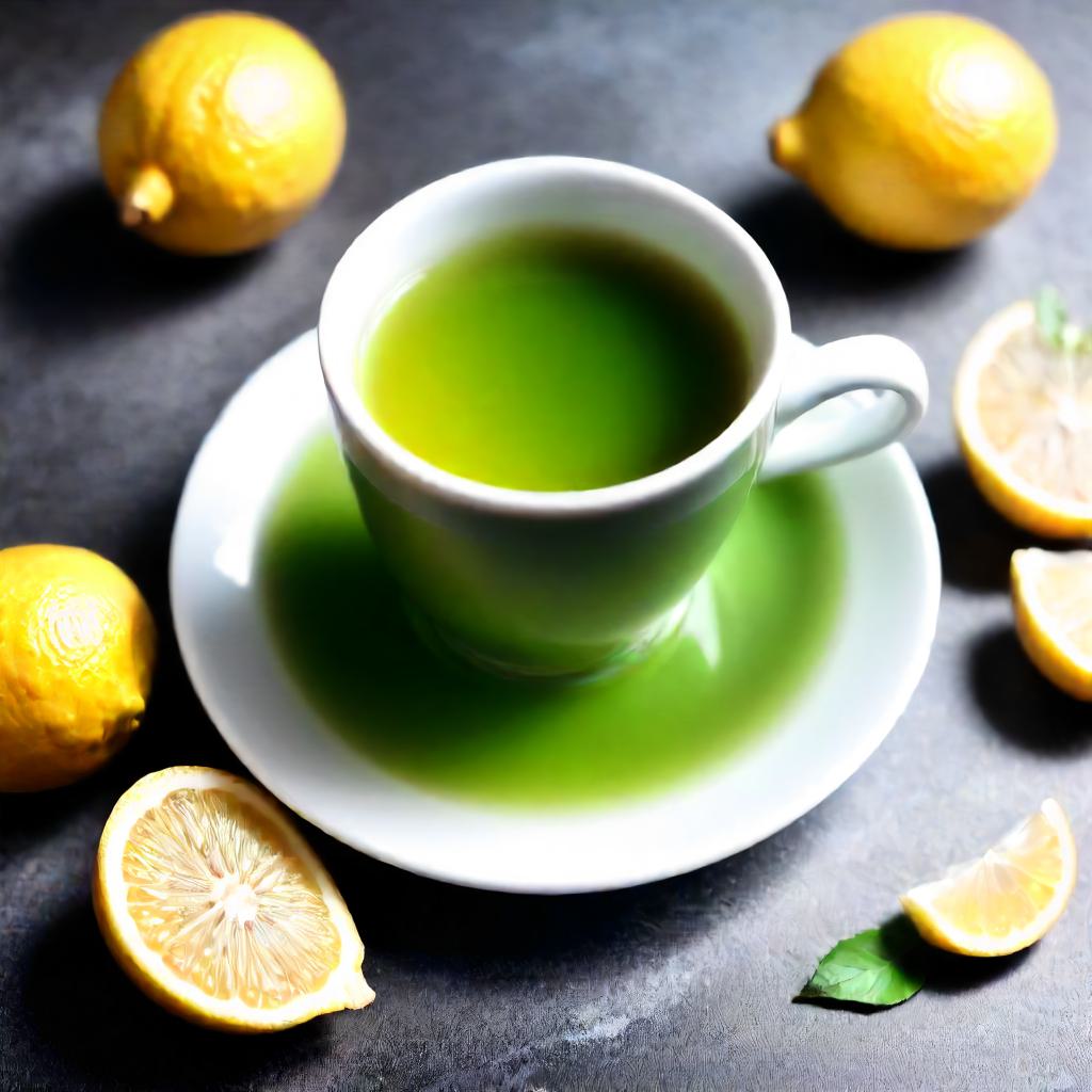 what are the benefits of green tea with lemon